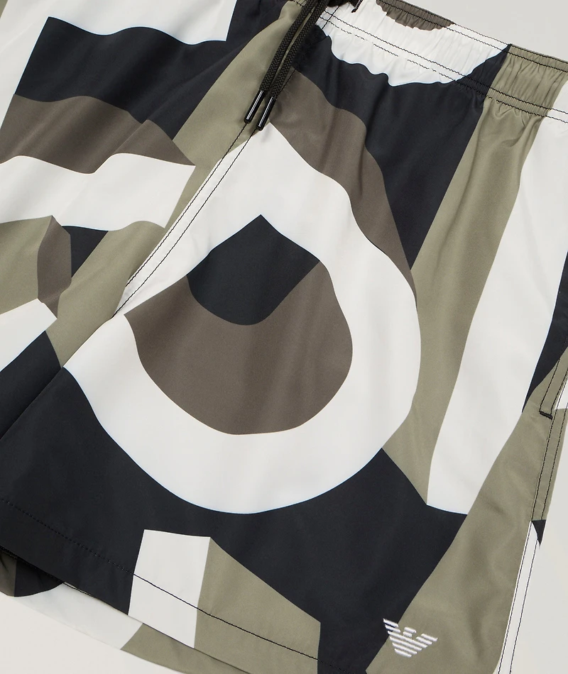 Block Letter Logo Swim Shorts
