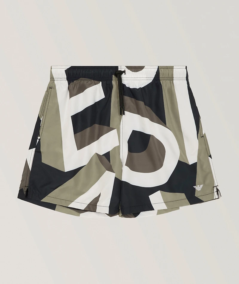 Block Letter Logo Swim Shorts