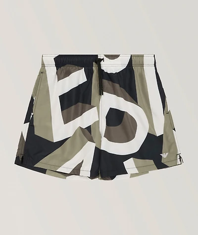 Block Letter Logo Swim Shorts