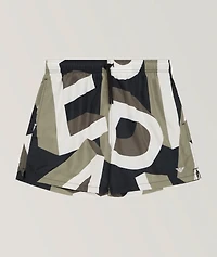 Block Letter Logo Swim Shorts