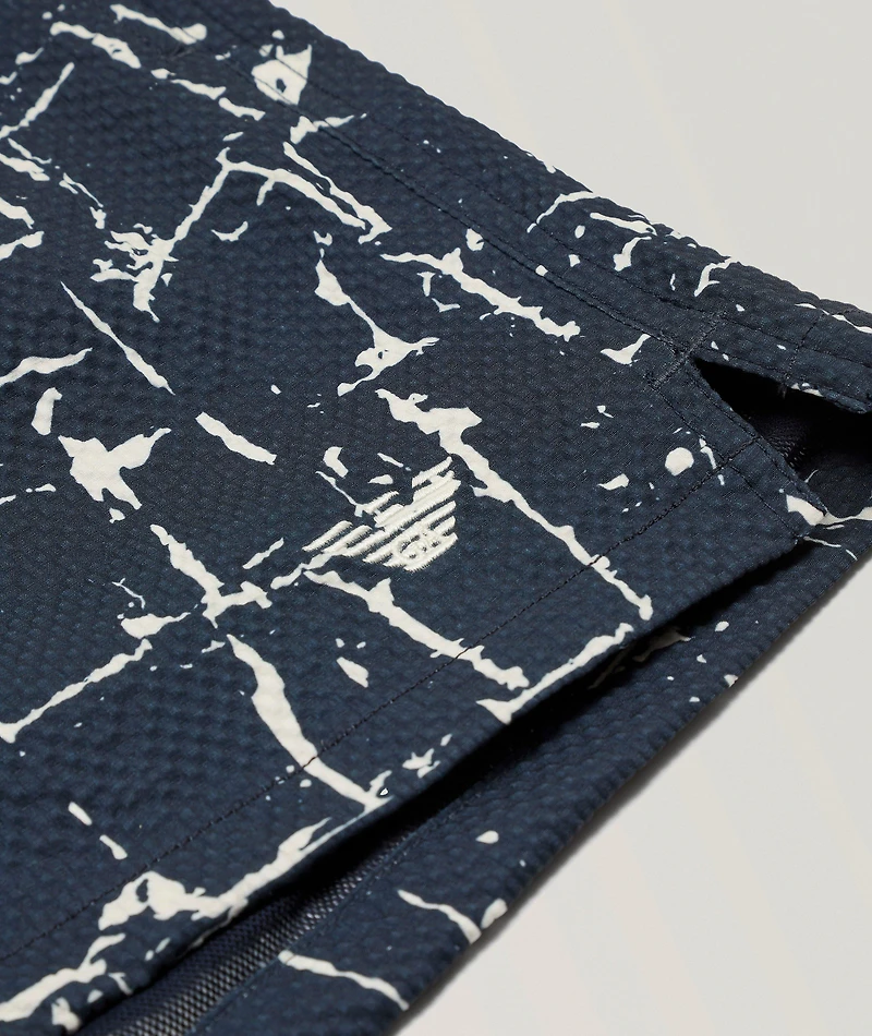 Abstract Swim Shorts
