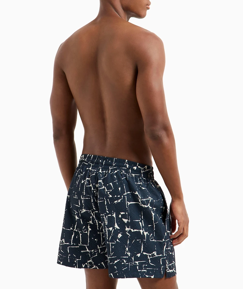 Abstract Swim Shorts