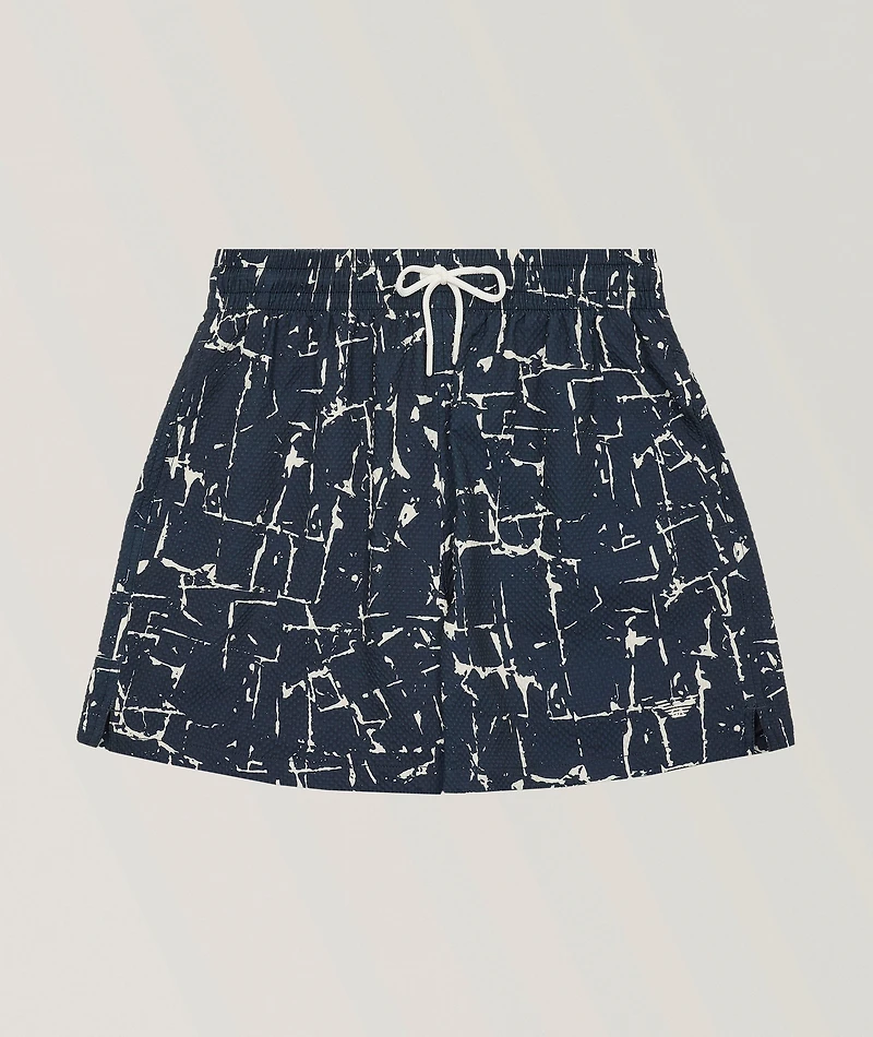 Abstract Swim Shorts