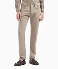 Slim-Fit Lyocell-Blend Five-Pocket Pants