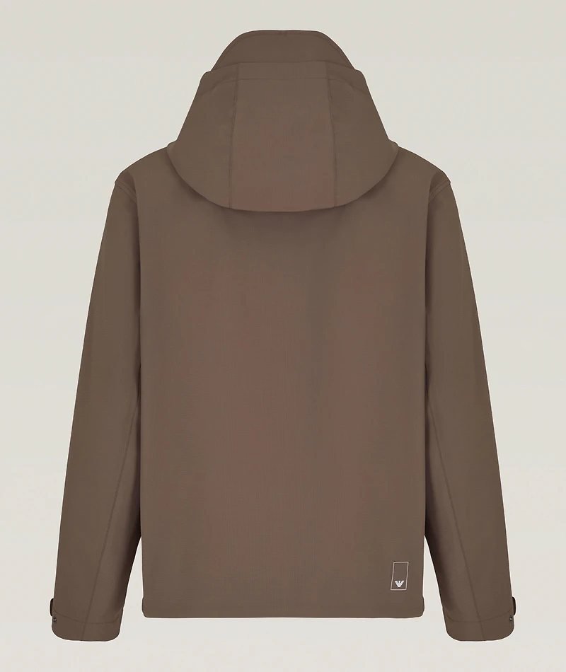Travel Essentials Water-Repellent Hooded Blouson