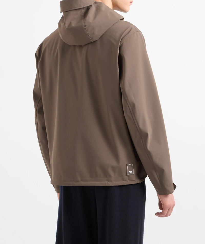 Travel Essentials Water-Repellent Hooded Blouson