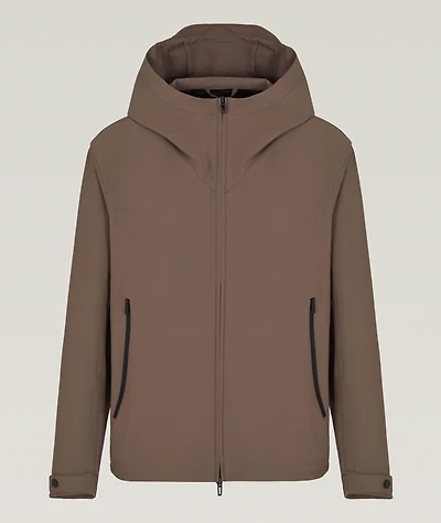 Travel Essentials Water-Repellent Hooded Blouson