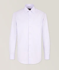 Micro-Woven Cotton Dress Shirt