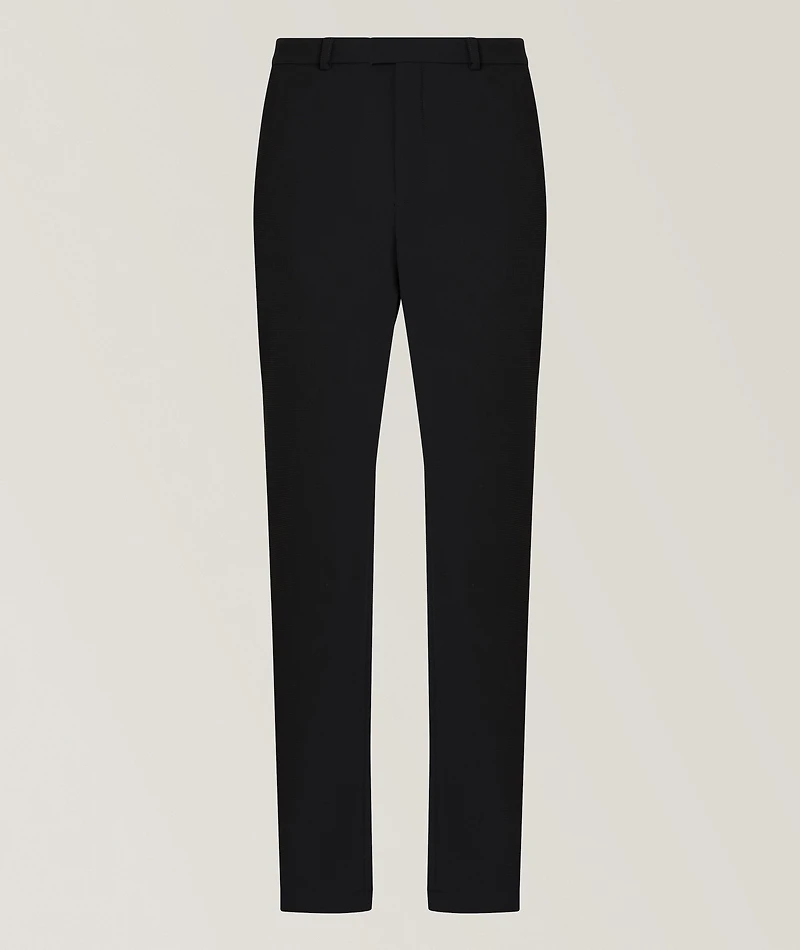 3D Crepe Jersey Trousers