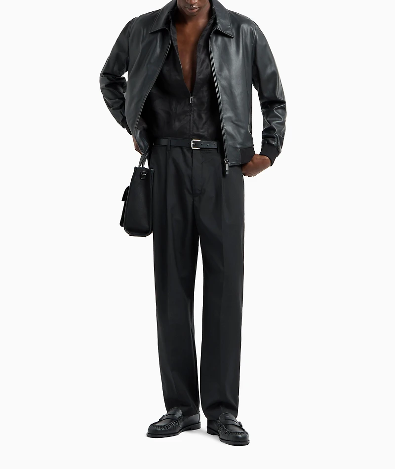 Soft-Touch Nappa Leather Blouson