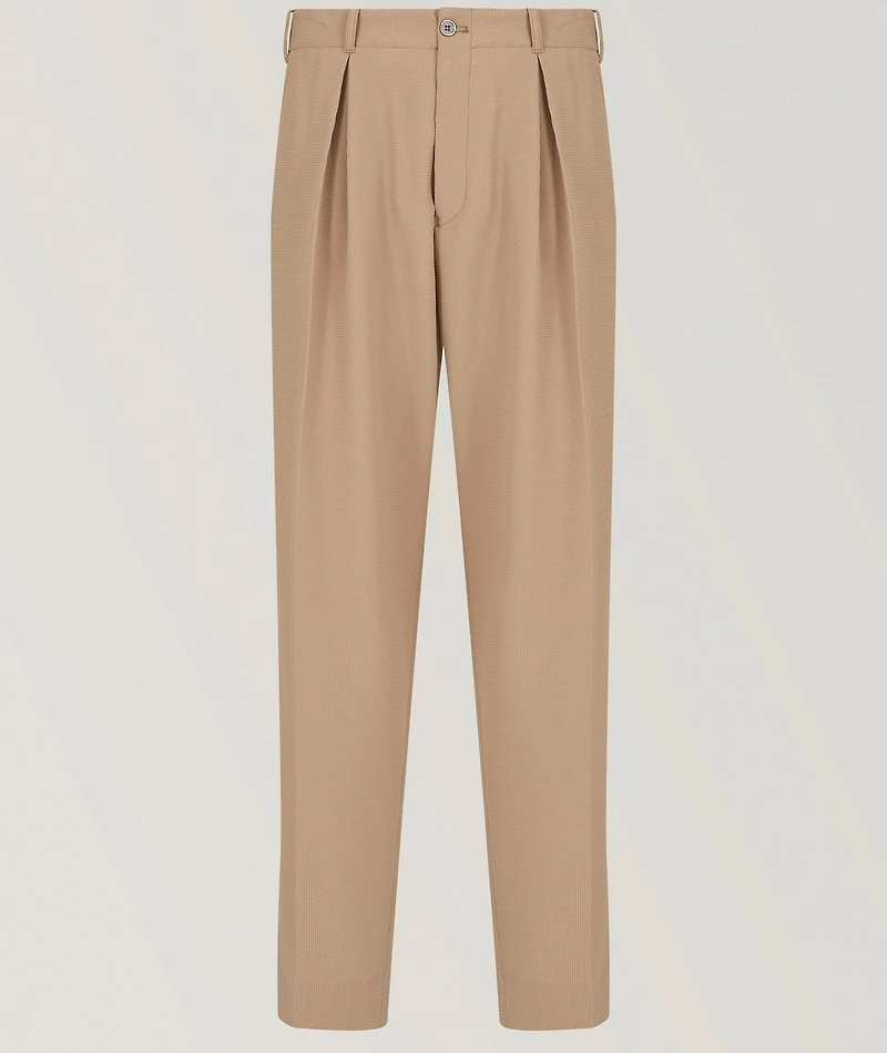 3D Crepe Jersey Trousers