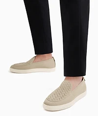Chevron Jacquard Loafers