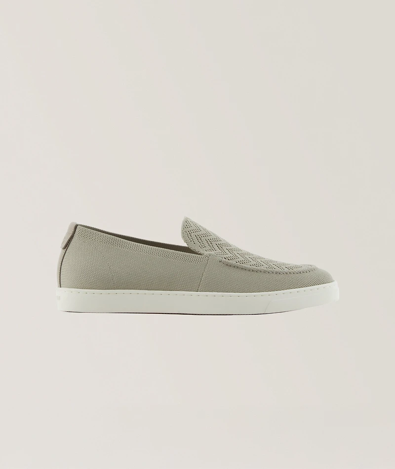 Chevron Jacquard Loafers