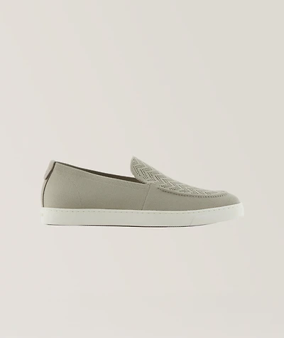 Chevron Jacquard Loafers
