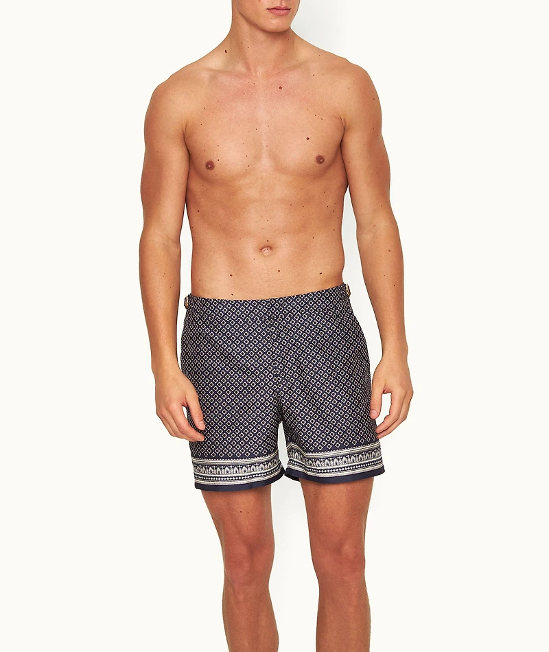 Bulldog Solmio Geo-Floral Swim Shorts