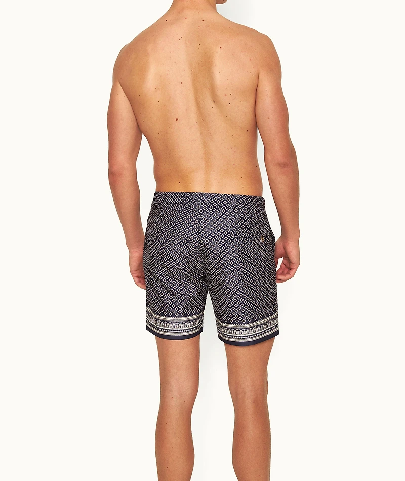 Bulldog Solmio Geo-Floral Swim Shorts