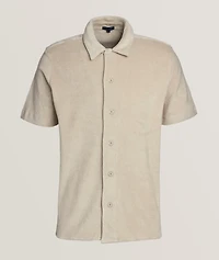 Terry Cotton Camp Shirt