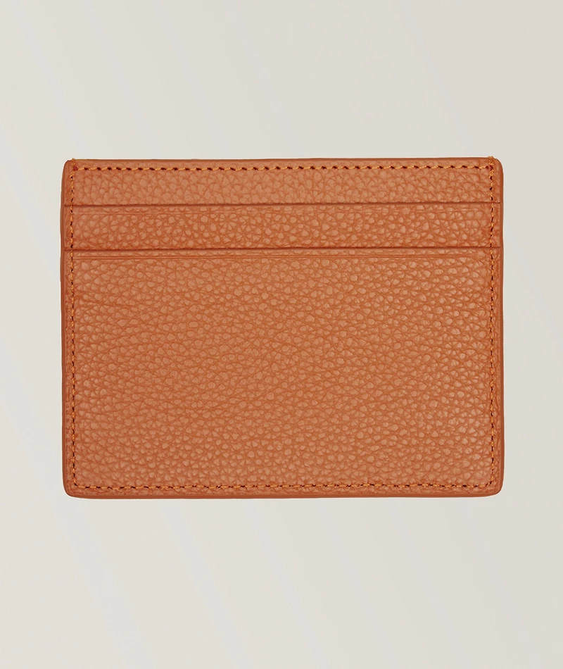 Branson Pebble-Grained Leather Cardholder