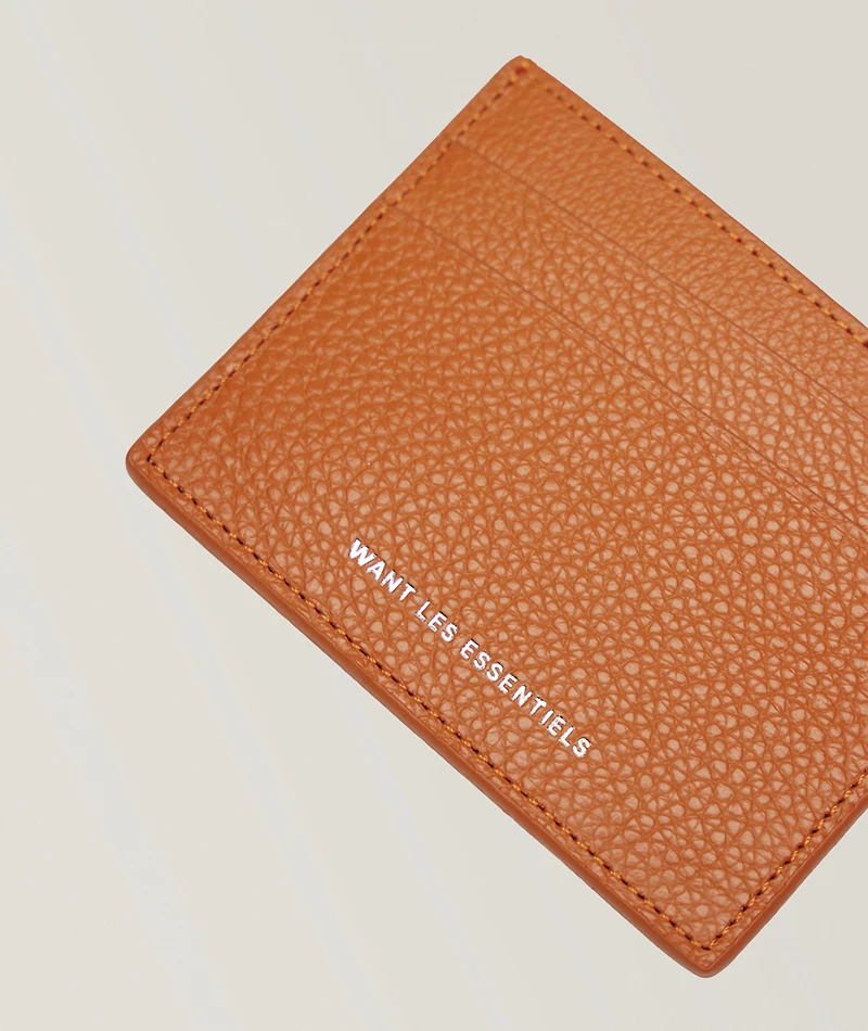 Branson Pebble-Grained Leather Cardholder