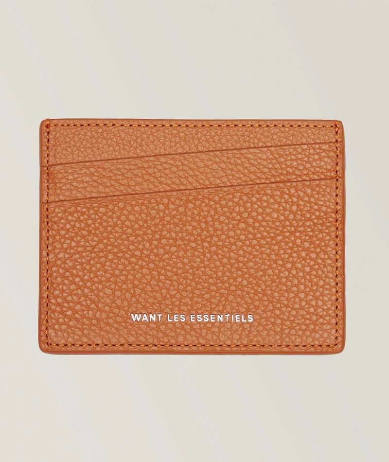 Branson Pebble-Grained Leather Cardholder