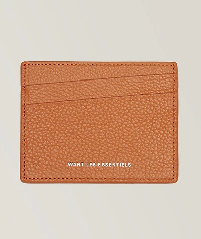 Branson Pebble-Grained Leather Cardholder