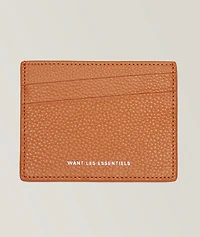 Branson Pebble-Grained Leather Cardholder