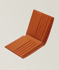 Benin Pebble-Grained Leather Bifold Wallet
