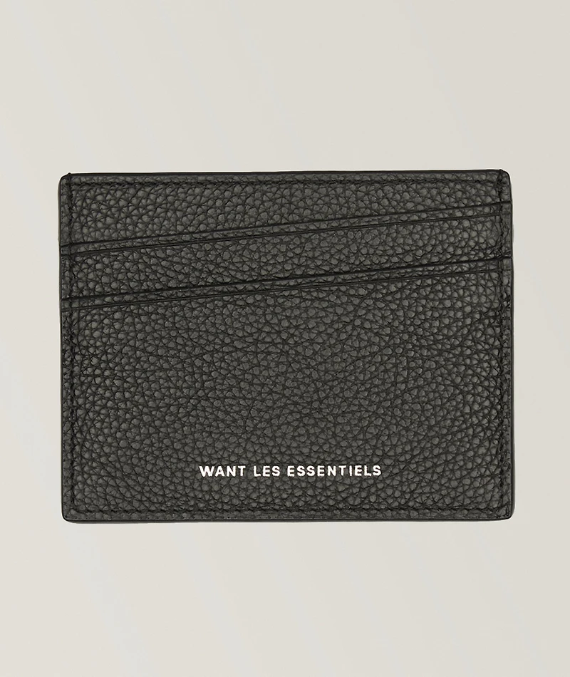 Branson Pebble-Grained Leather Cardholder