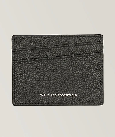 Branson Pebble-Grained Leather Cardholder