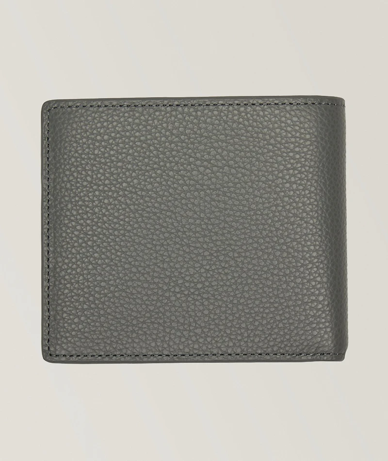 Benin Pebble-Grained Leather Bifold Wallet