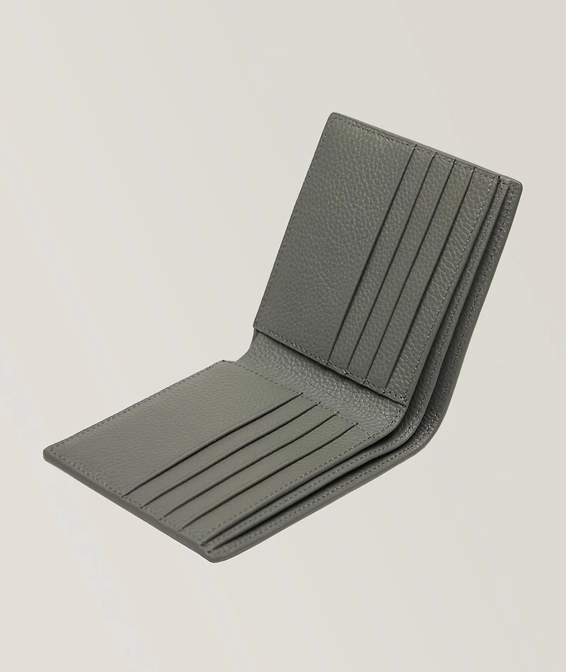 Benin Pebble-Grained Leather Bifold Wallet