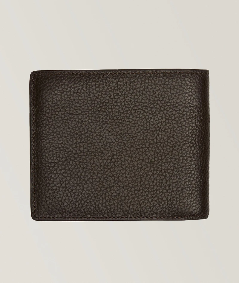 Benin Pebble-Grained Leather Bifold Wallet