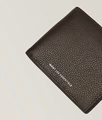 Benin Pebble-Grained Leather Bifold Wallet