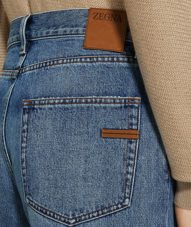 Stone-Washed Roccia Jeans