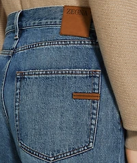 Stone-Washed Roccia Jeans