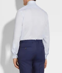 Centoventimila Striped Structured Cotton Shirt