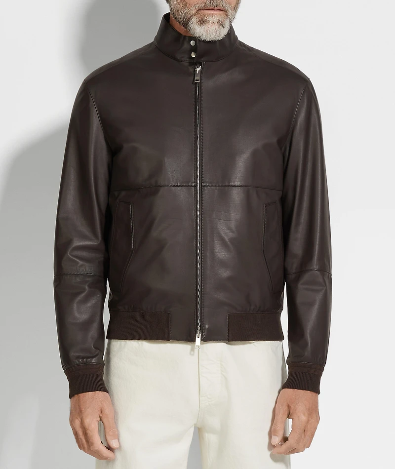 Nappa Leather Bomber