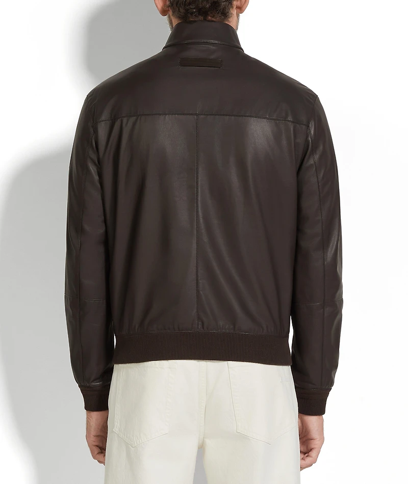 Nappa Leather Bomber