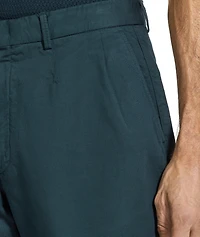 Cotton-Linen Chino Shorts