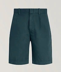 Cotton-Linen Chino Shorts