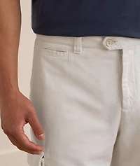 Garment-Dyed Cotton Bermuda Shorts