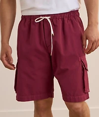 Garment-Dyed Cotton Bermuda Shorts