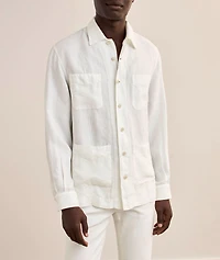 Easy-Fit Linen Sport Jacket