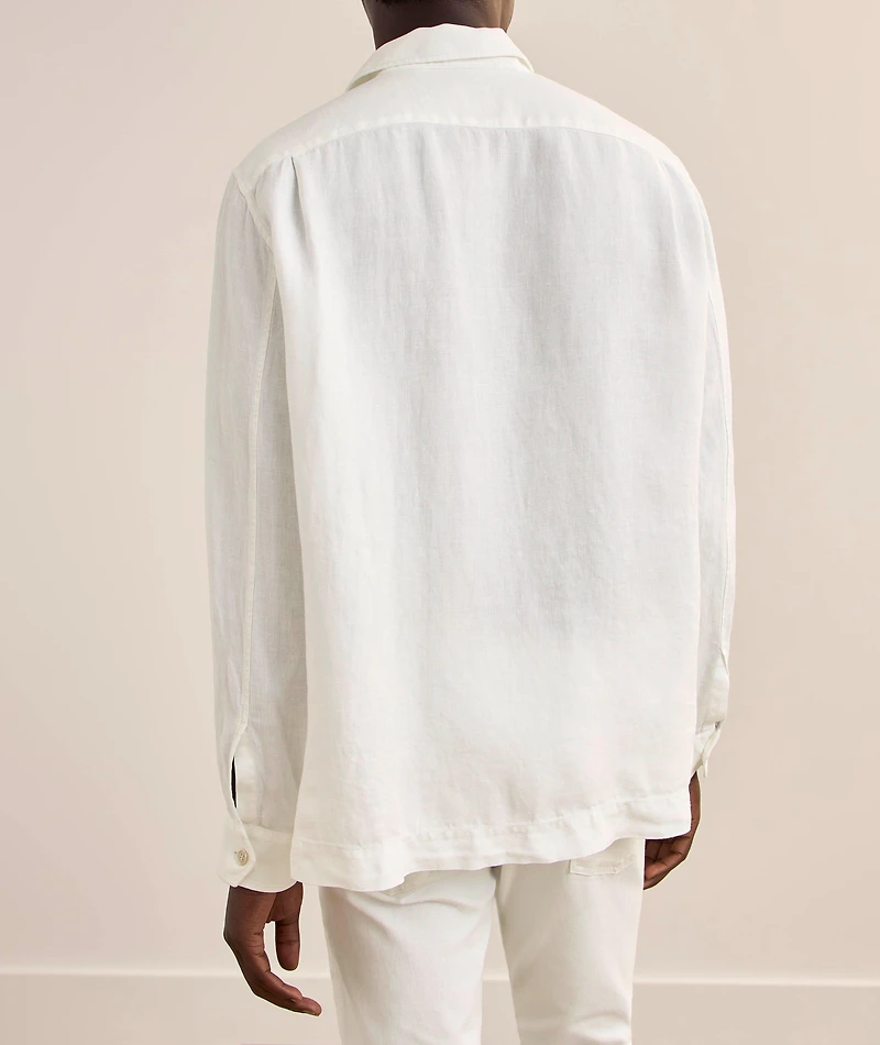 Easy-Fit Linen Sport Jacket