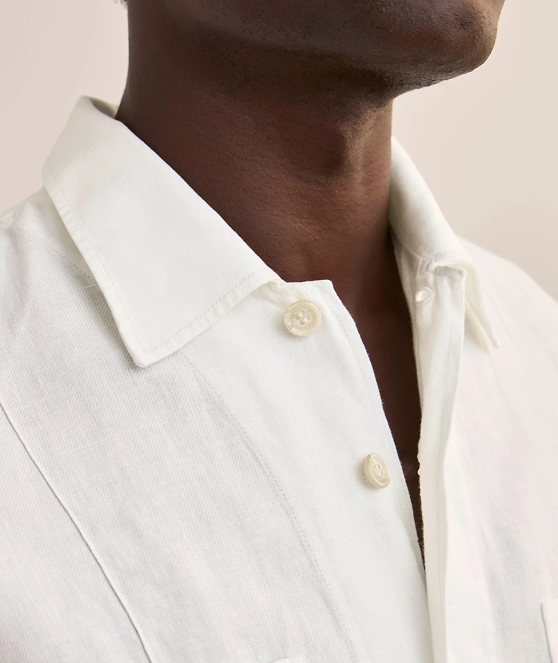 Easy-Fit Linen Sport Jacket