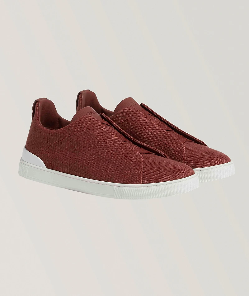 Oasi Triple Stitch Linen Sneakers