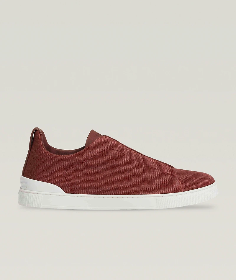 Oasi Triple Stitch Linen Sneakers