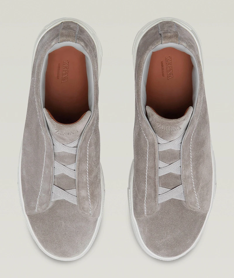 Triple Stitch Suede Sneakers