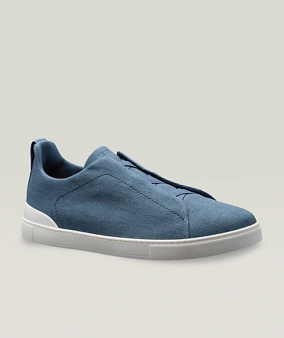 Oasi Triple Stitch Linen Sneakers