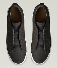 Triple Stitch PELLETESSUTA Leather Sneakers